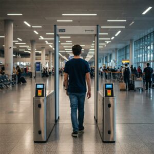 walk through metal detector